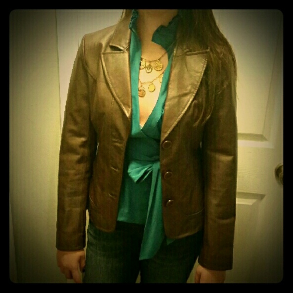 Genuine Leather Guess Jacket